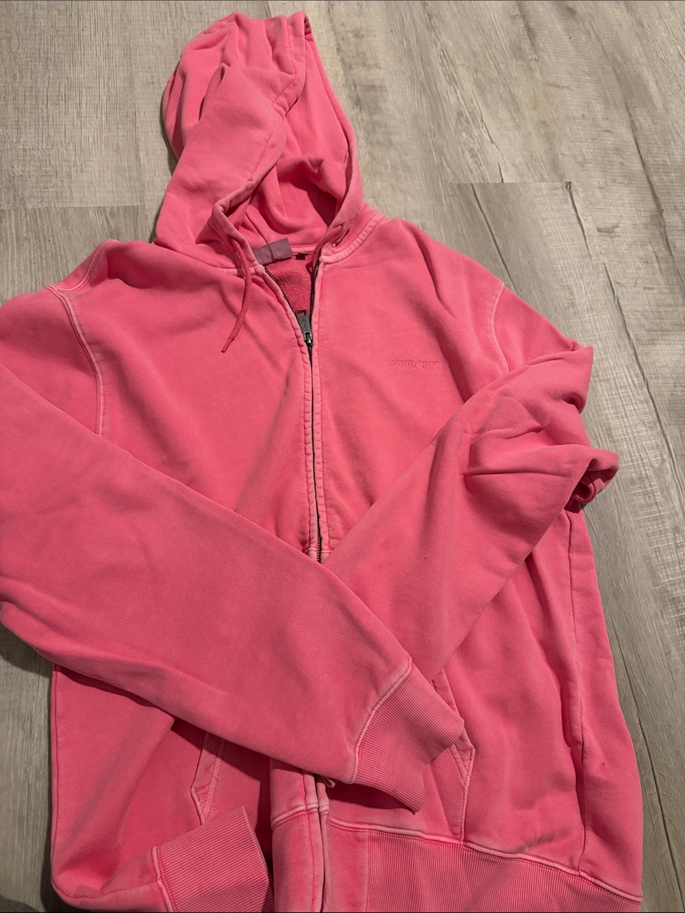 Carhartt Pink Full-Zip Hooded Jacket